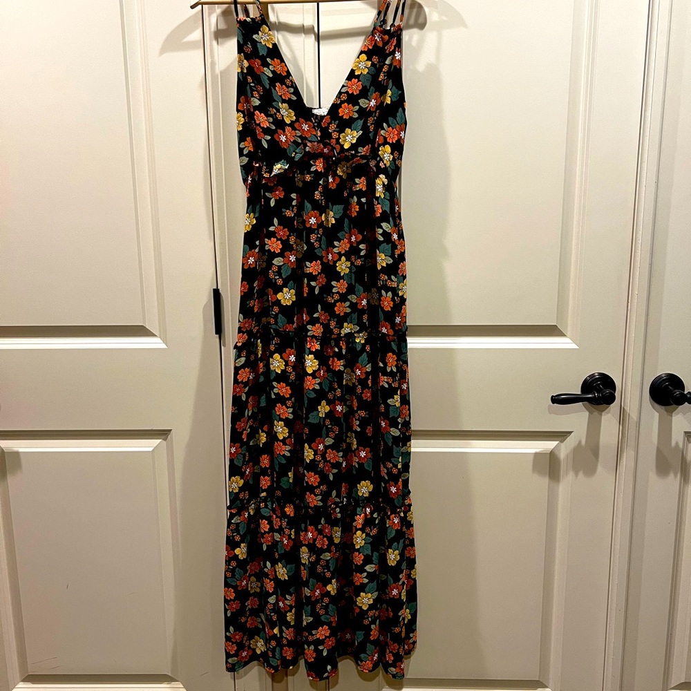 Pie in the Sky Floral Maxi Dress